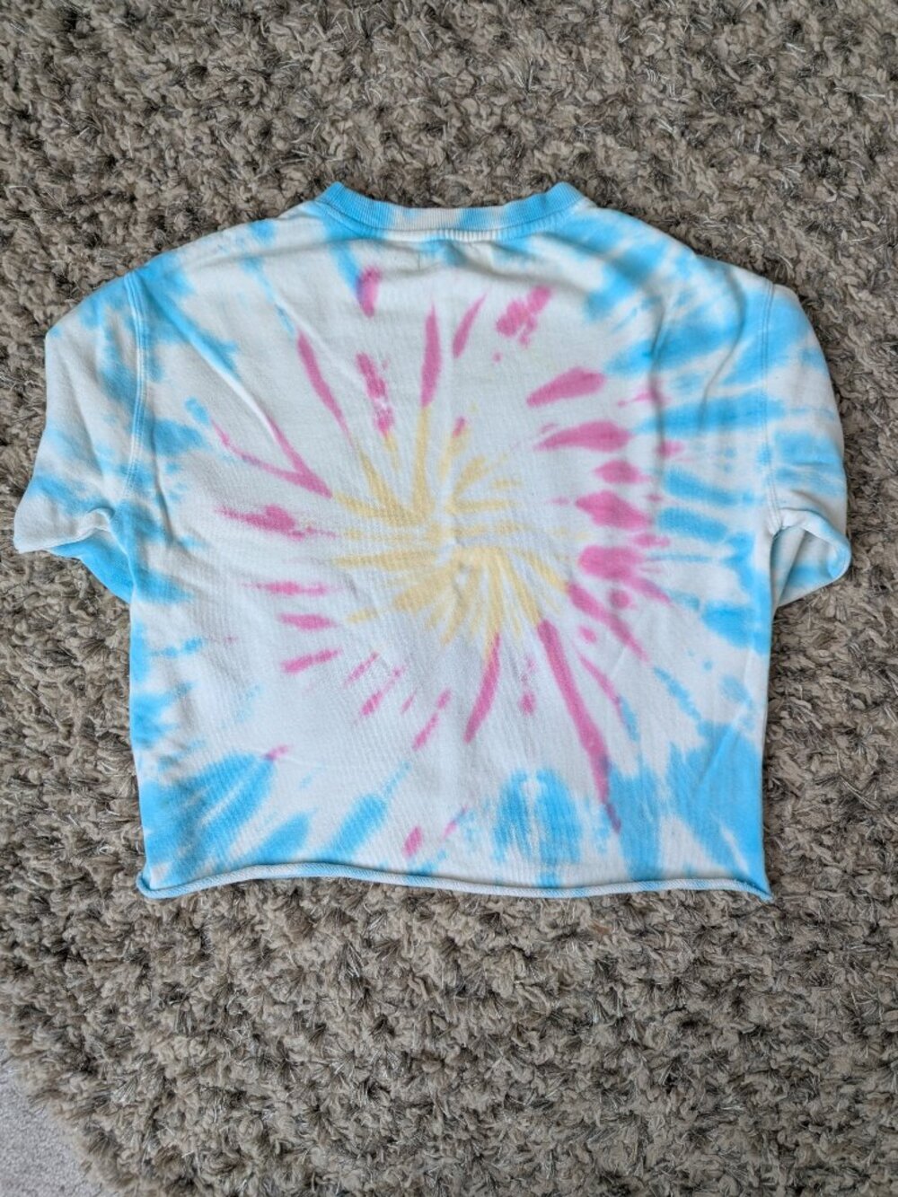 Spiritual Gangster tie-dye cropped sweatshirt - Picture 3 of 3